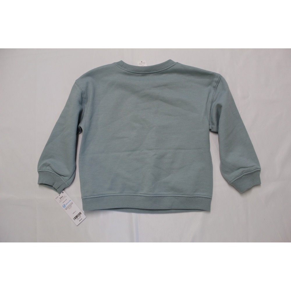 Carters Toddler Boys Blue Mountain Adventure Embroidered Sweatshirt 24M NEW - Picture 6 of 6
